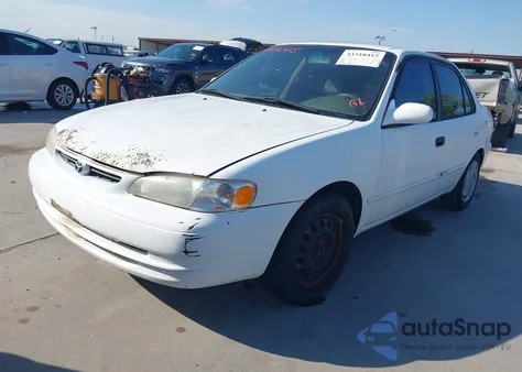 1998 Toyota Corolla Le from USA, damaged, VIN 1NXBR18E8WZ127466